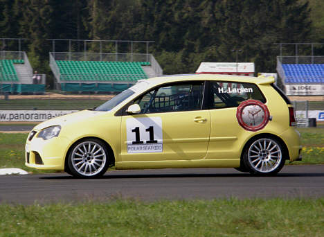 Henrik Larsen bytter på søndag Polo Cup raceren ud med en Spider Cup racer.